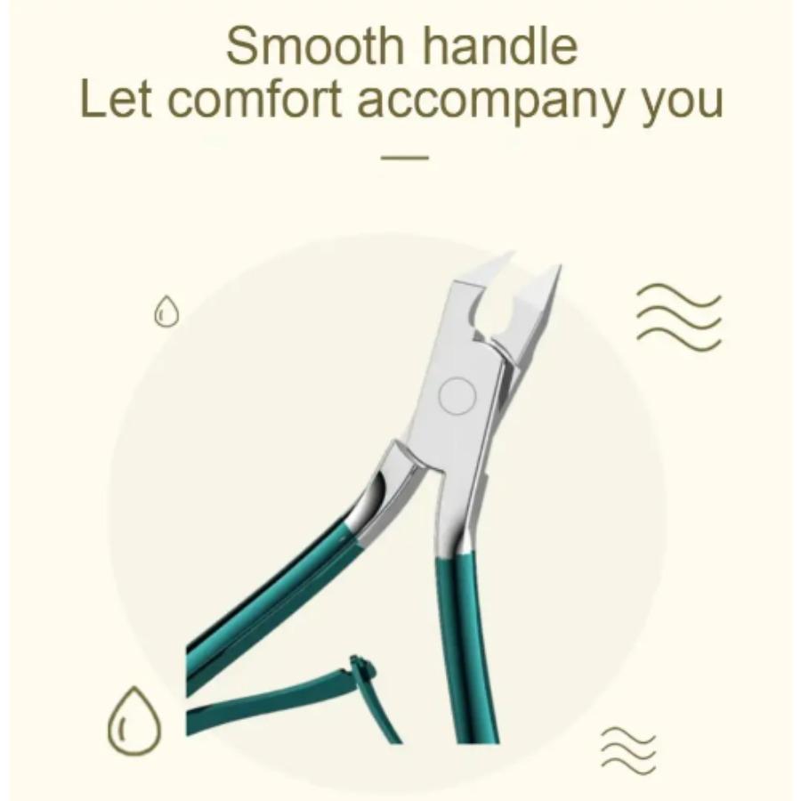 Nail Cutter Cuticle Nippers Profesional Ingrown Toenail Scissors Dead Skin Removal Stainless Steel Nail Clipper Pedicure Tool