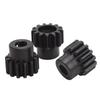3 Stück RC Auto Zahnradsatz M1.5 8mm Innenbohrung Stahl Auto Motorritzel für 15 18 110 Modellauto 13T