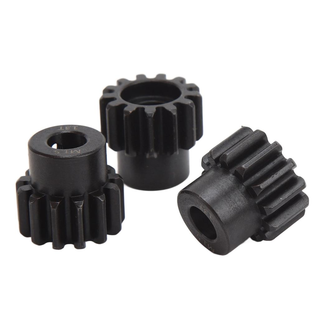 3 Stück RC Auto Zahnradsatz M1.5 8mm Innenbohrung Stahl Auto Motorritzel für 15 18 110 Modellauto 13T