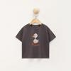 Girls' Fashion Short-sleeved Top Summer Children's Casual Crew-neck Children's Fun Printed T-shirt