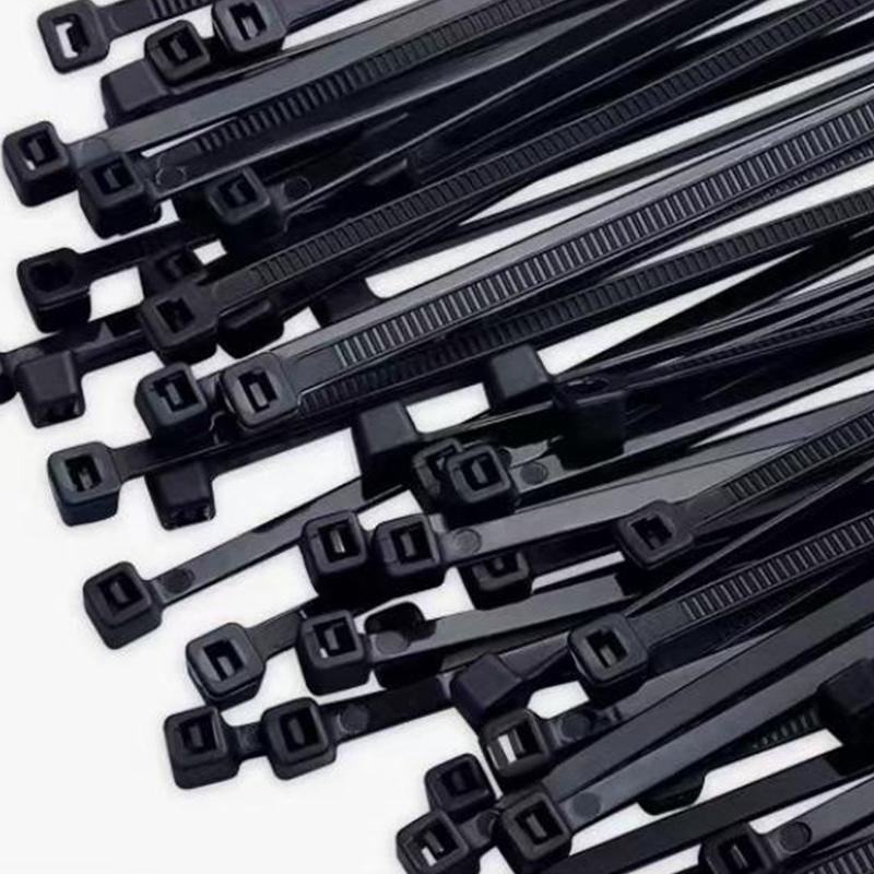 500/100 Stück Großhandel Kunststoff Nylon Kabelbinder Selbstsichernde Kordelriemen Verstellbare Kabel Befestigungsschlaufe Heim Büro Draht Kabelbinder