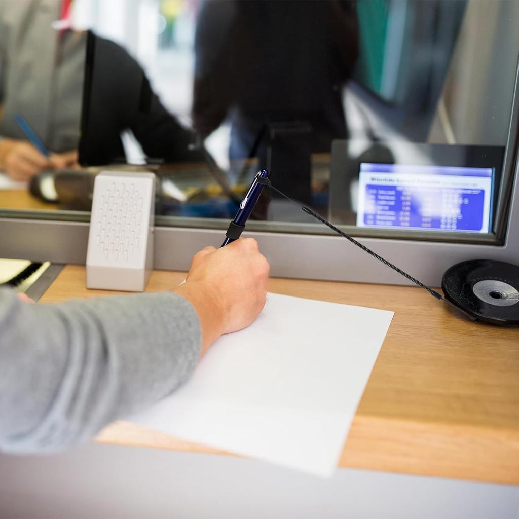 10Pcs Pen Leash, Elastic Lanyard Tether with Silicone Rings Retractable Stylus Tether Clipboard Pen Strap Tablet Stylus Holder Anti-Lose Pen Leash