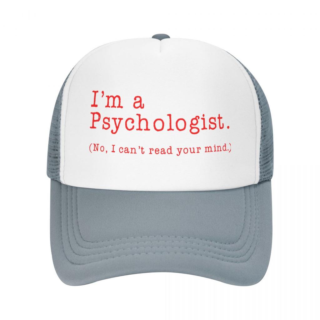 Jestem Psychologiem Nie Nie Potrafię Czytać w Twoich Myślach Czapka Baseballowa Hip Hop Regulowana Czapka Truckerka Psychologa Jesienne Czapki Snapback