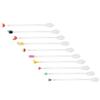 10PCS Cute Cocktail Drink Mixer Bar Stirring Mixing Sticks Spoons Bar Kitchen AccessoryL