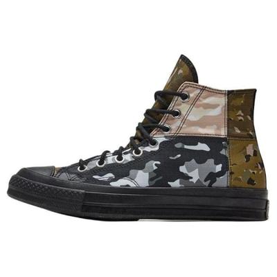 Chuck 70 High 'Patchwork Blocked Camo Black' Canvas Unisex