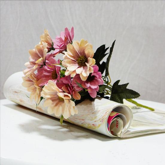 1 Bouquet 10 Heads European Style Autumnal Artificial Daisy Home Decor Flowers