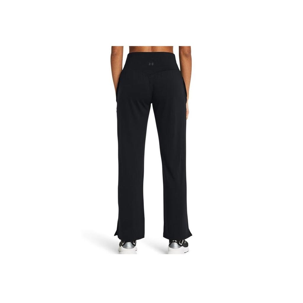 Under Armour Meridian Solid Breathable High-Waisted Casual Pants Women Pants Black 1383620-001