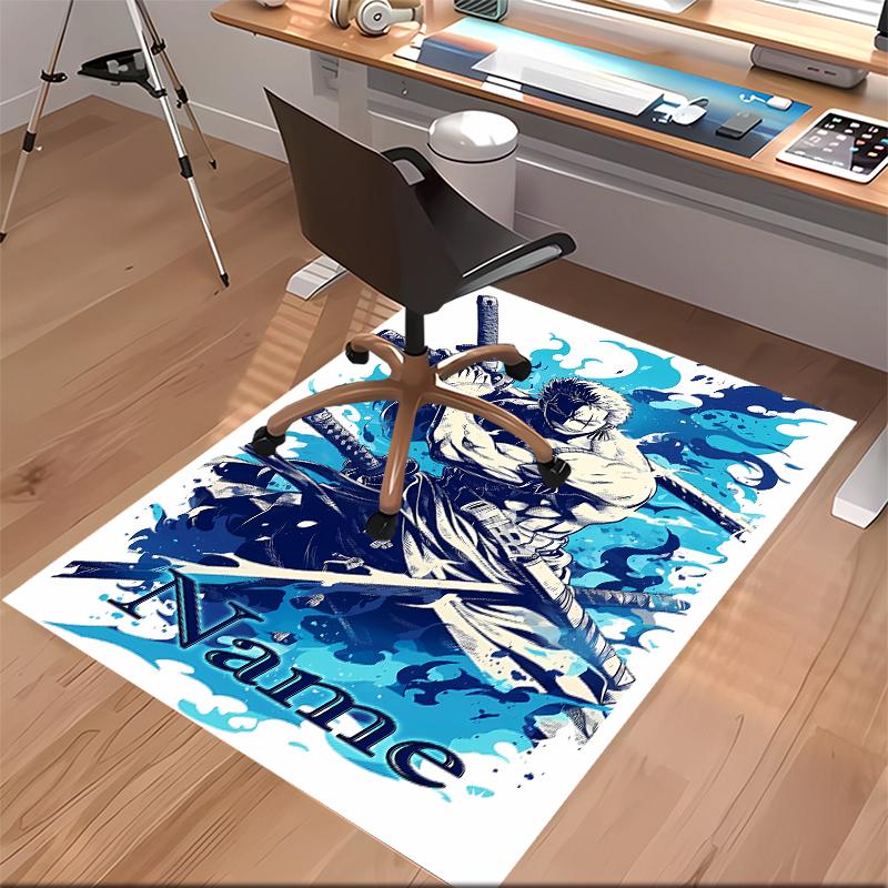 Custom personalization Zoro the Pirate King Print Area Rug - Soft, Washable Non-Slip Indoor Mat,Living Room,Home&Office Decorative Rug