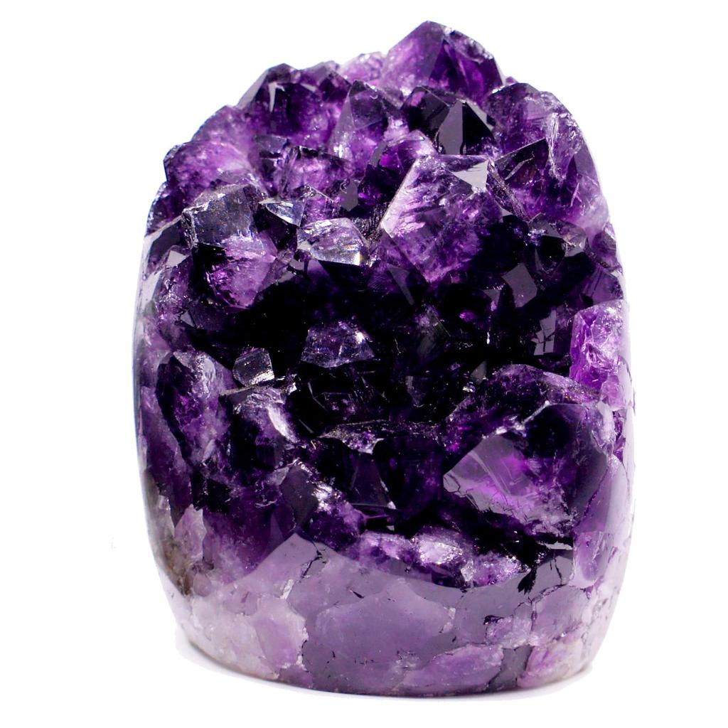 Amethyst Natural Carefully Selected Natural Raw Feng Good Luck [TANAKA YA] Cluster, 100% Quartz, High-Quality Stone, Approx. 947557mm, Weight