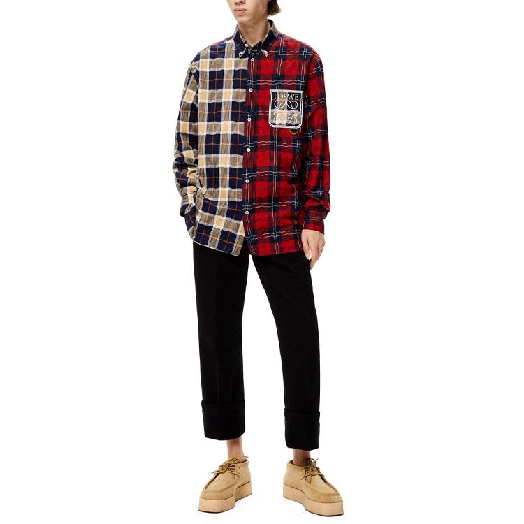 Loewe Patchwork Check Shirt H526Y05W35-9990