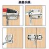 SAMCOS Stainless Steel Door Latch Set of 2 2 Pieces Sliding Barrel Bolts Round