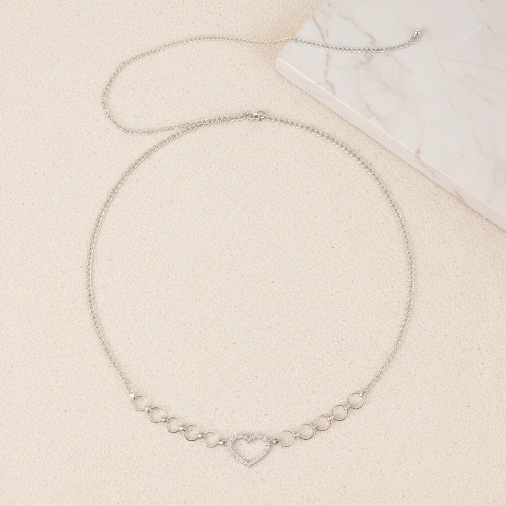 Geometric Circle Alloy Chain Body Jewelry Decoration Waist Chain Simple Temperament Fashion Accessory