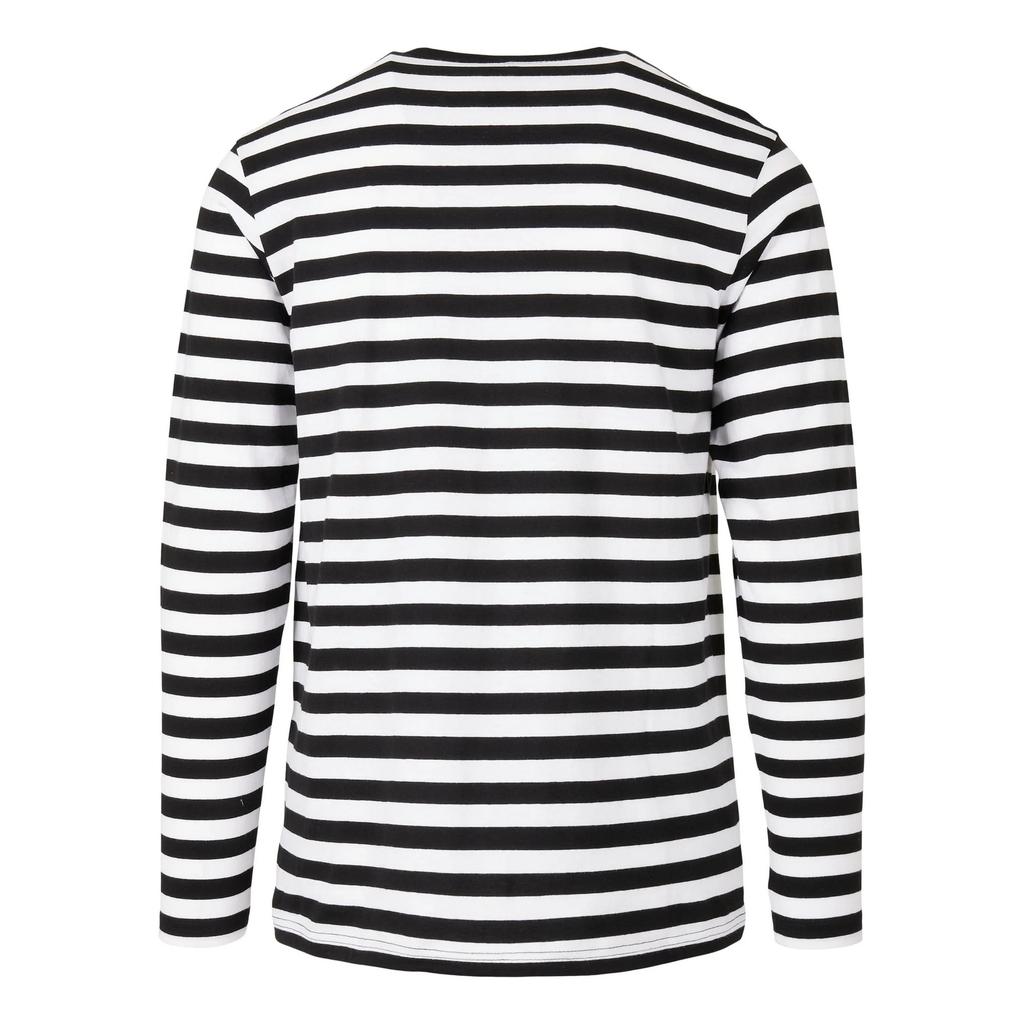 Urban Classics Mens Striped Regular Long-Sleeved T-Shirt