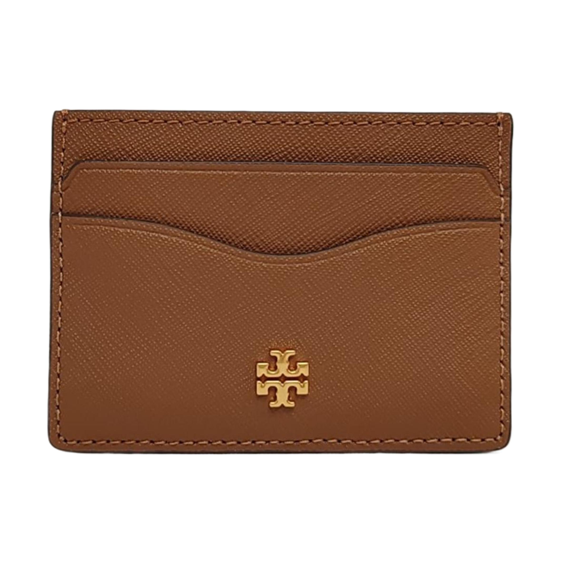 [Pre-Owned] Brown Leather Card Holder - Excellent #1XAOYC2 ONE SIZE