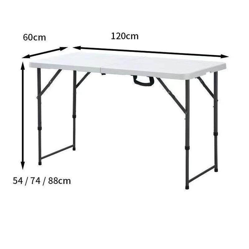 ZISIZ White Outdoor Folding Table