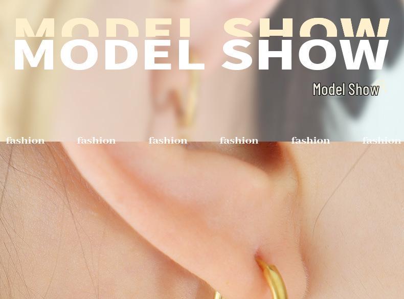 Korean Trendy Avocado Shell Earrings: Geometric, Colorful, Elegant Ear Studs