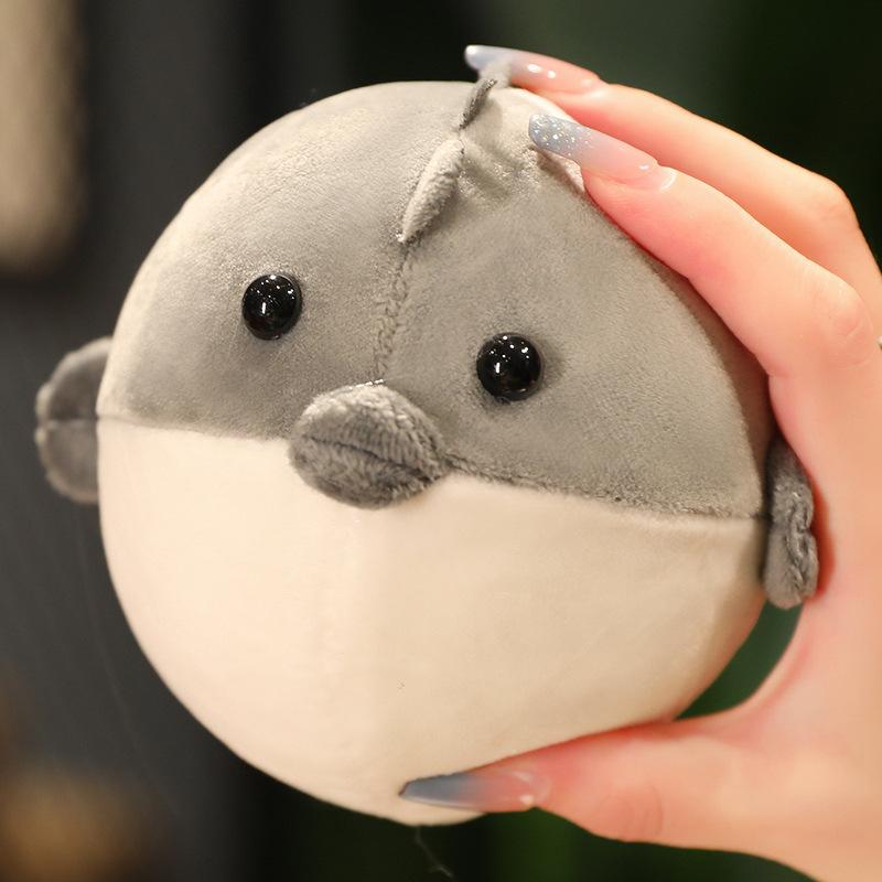 Niedliche kleine Kugelfisch-Puppe Plüschtier Kugelfisch-Puppe Squeeze Dekompression Quetschball Kinder Beruhigungspuppe