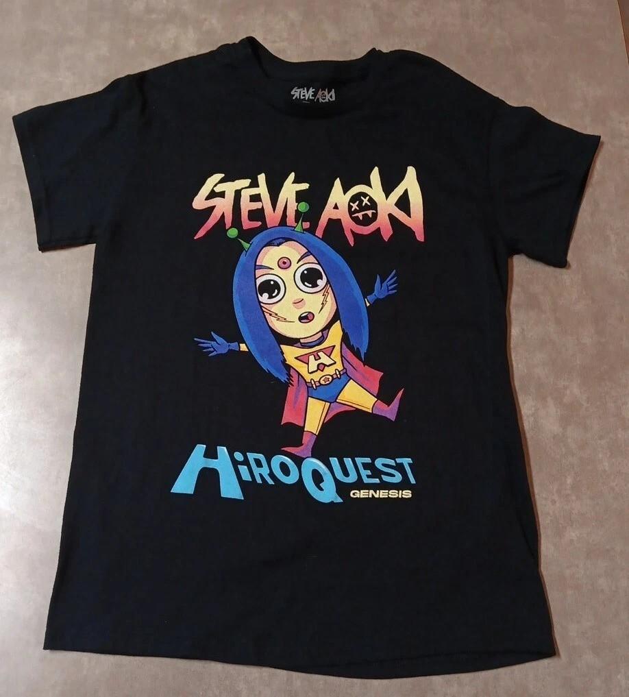 New Steve AOKI Hiro Quest Genesis Black S to 5XL Concert Shirt CK550