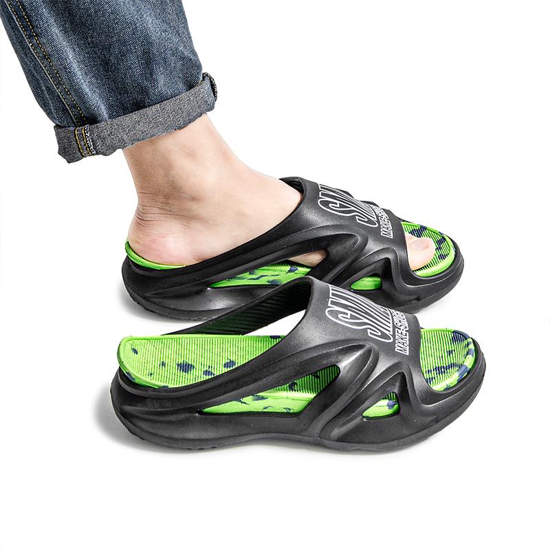 Fashion 2024 Summer New Men's Slippers Home Beach Ourdoor Slides Indoor Ladies Solid Slipers Platform Mules Shoes Woman Flats Zapatos