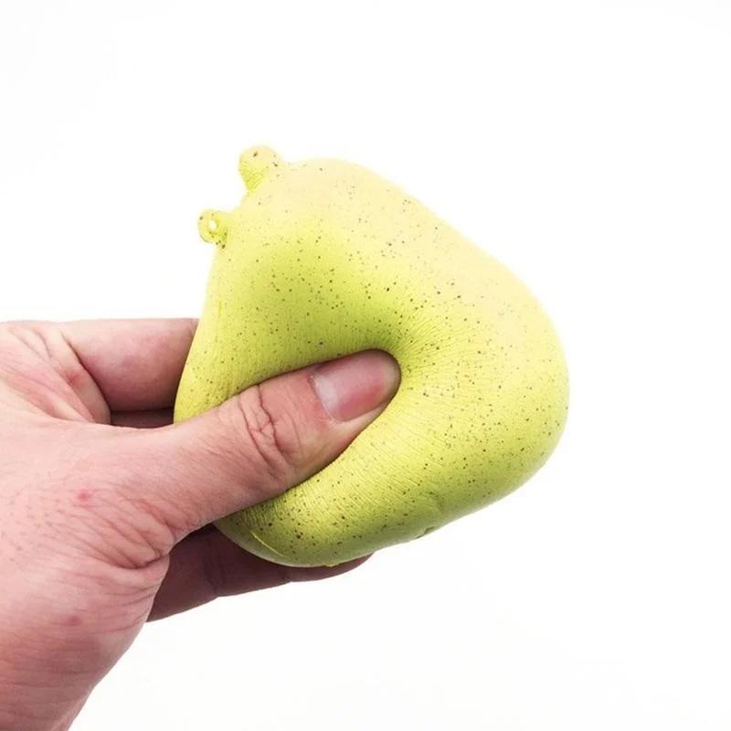 cute pear slow rising queeze toys cell phone handbags charm straps kawaii squishies bread