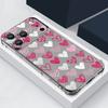 Love Heart Painted Print Silicone Phone Case For iPhone 17 Pro Max 16 15 14 Pro Max 13 12 Pro 11 Shockproof Soft TPU Clear Cover