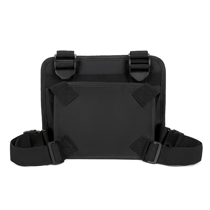 Functional Sports Running Vest Bag Work Vest Bag Tactical Chest Bag Women's and Men's Mobile Phone Storage Bag
