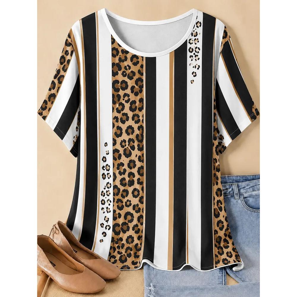 Casual Versatile Comfortable Top Short Sleeve Fashion Women's Loose T-Shirts Women’s