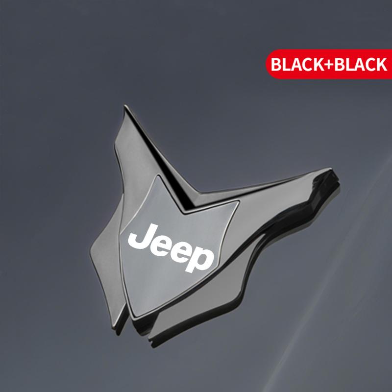 Car Metal Shield Emblem Car Side Fender Body Trunk Badge Sticker For Jeep Renegade Wrangler Cherokee Compass Patriot Accessories