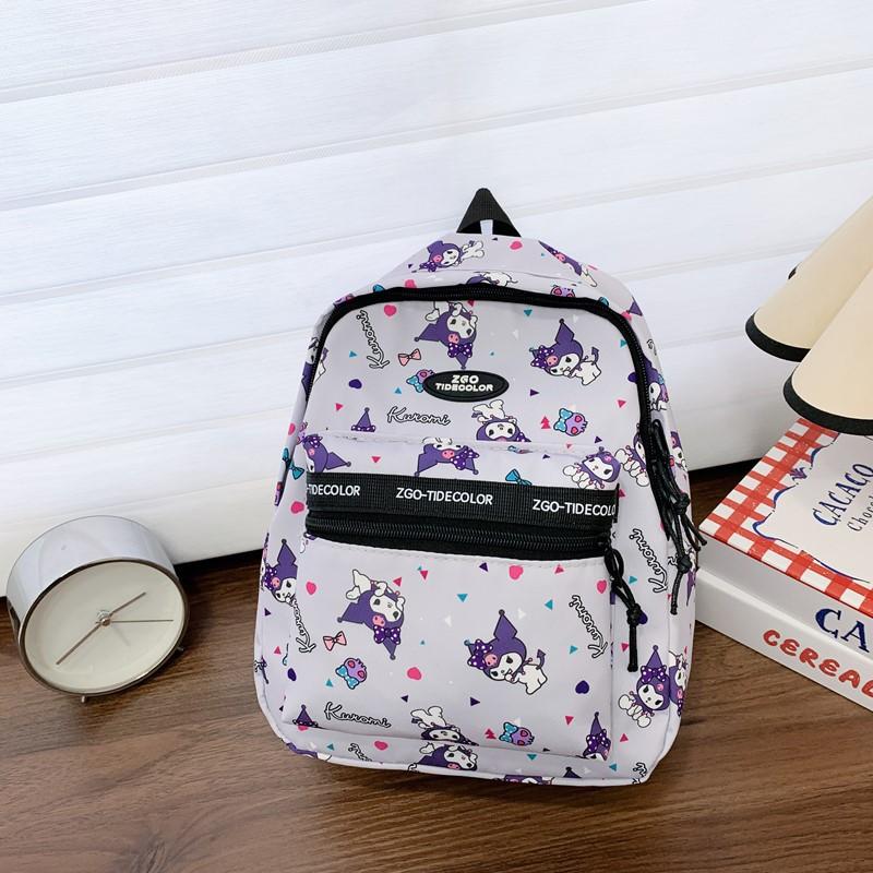 Kindergarten Student Schoolbag Cartoon Animation Cute Printed Boys And Girls Backpack Foreign Style Large Capacity Children'S Backpack