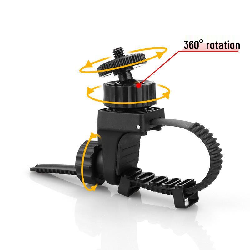 360° Rotating Strap Mount for GoPro - Ideal for Live Streaming & Selfie Shooting on Bicycles