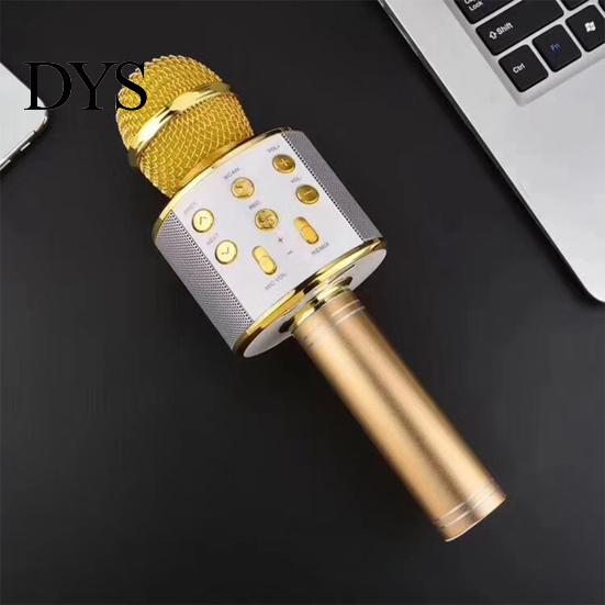 Live Microphone Wireless High Fidelity Intelligent Noise Cancelling Voice Control LED Bluetooth-compatible Lights Karaoke Funny Changer for Show