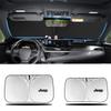 Car Folding Sun Visor Windshield Cover UV Protection Sunshade Pad For JEEP Grand Cherokee Renegade Compass JK Wrangler Valve Cap