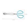 Steel Handles Baking Pastry Cooking Kitchen Supplies BBQ Tools Barbecue Clamp Food Scissor Tongs