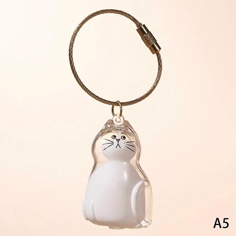 1/6Pcs My Pet'S Fur Container Cat Hair Storage Box Hanging Cat Keychain Pendant Pet Hair Grooming Souvenirs Bag Hanging Decor
