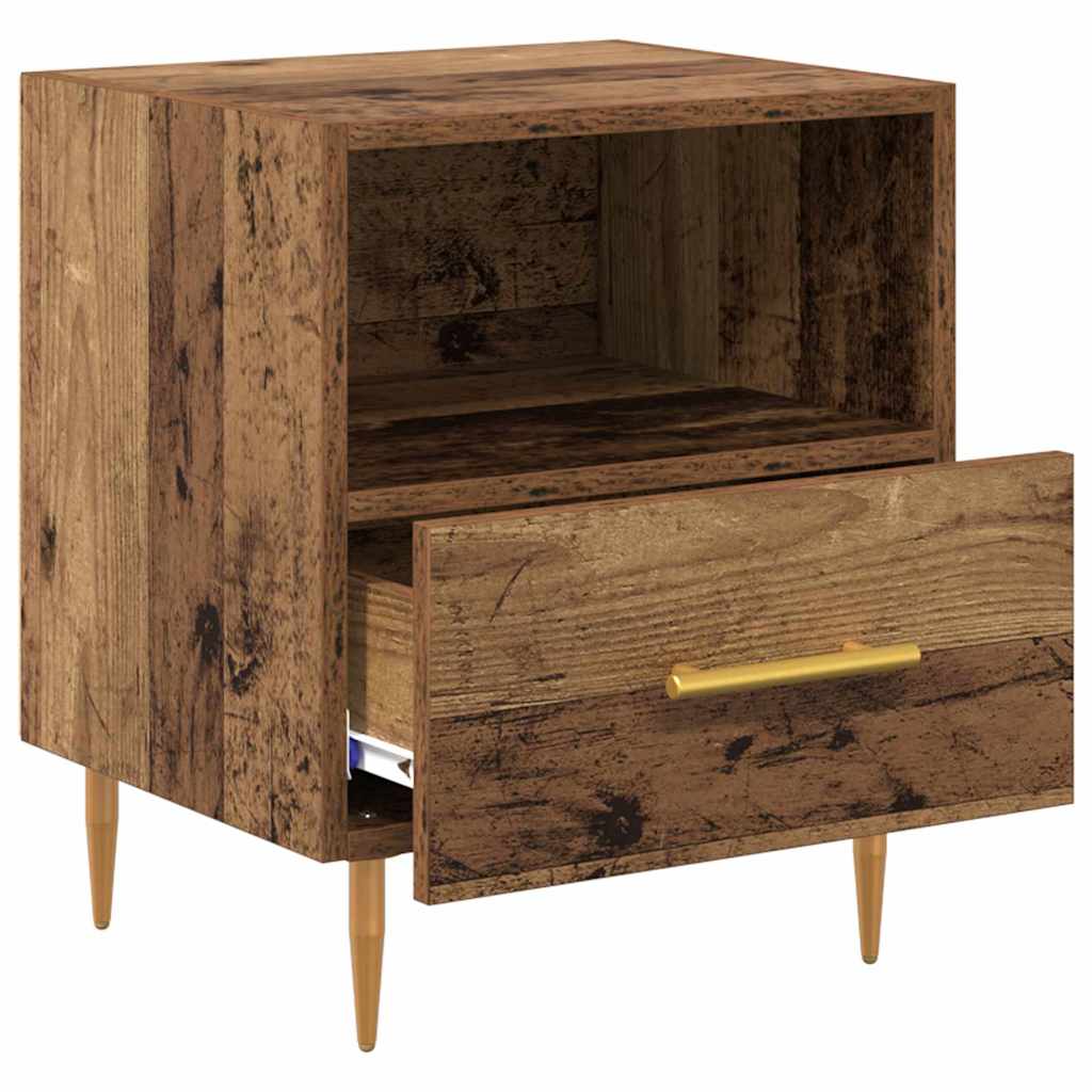Nightstand with Drawers Brown 40 x 35 x 47.5 cm Particleboard