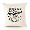 Cushion Cover I Can't I Have Bodyboard I Can't Minimalist | Cotton Canvas Fairtrade 305 G/m² Invisible Zip Size 40×40 Cm