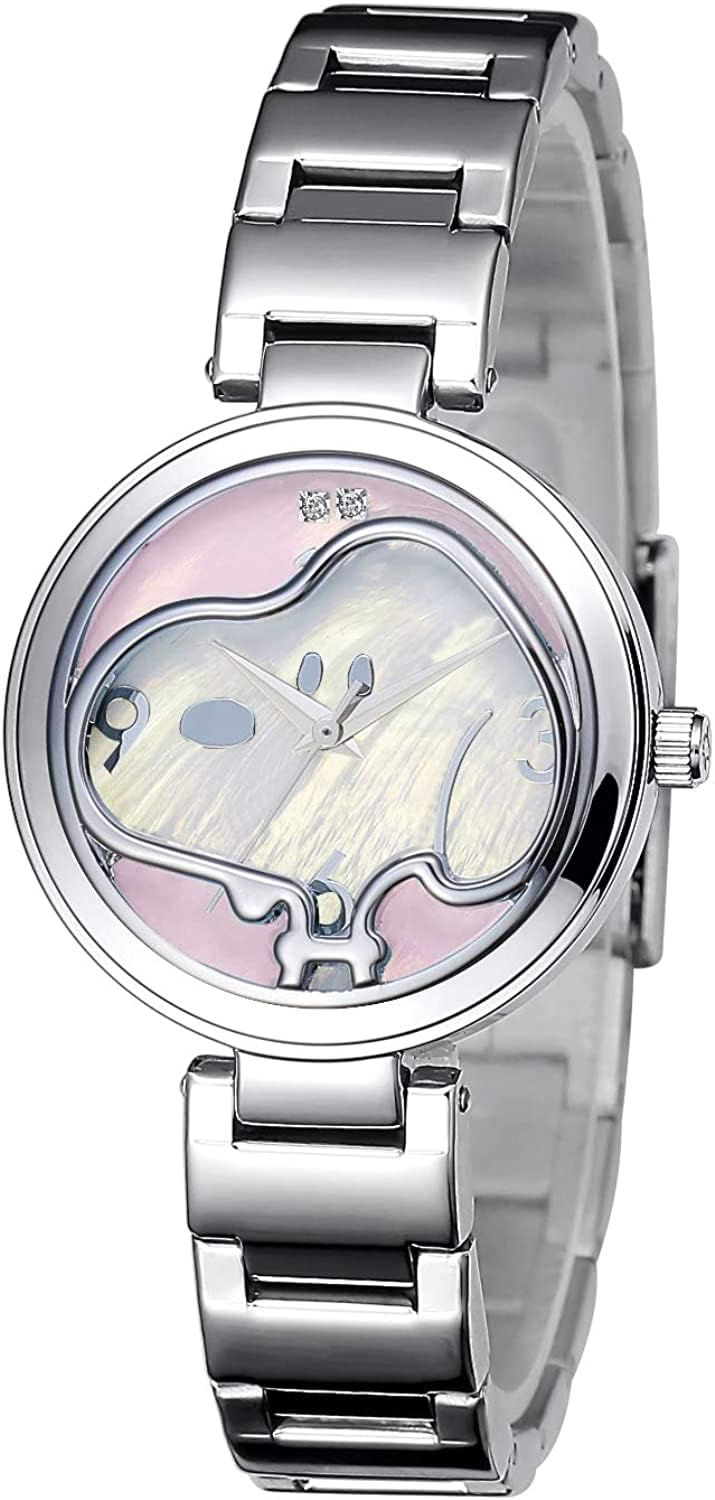 

Часы с бриллиантовым циферблатом в честь 70-летия [Snoopy/SNOOPY] (розовый) [Элемент]