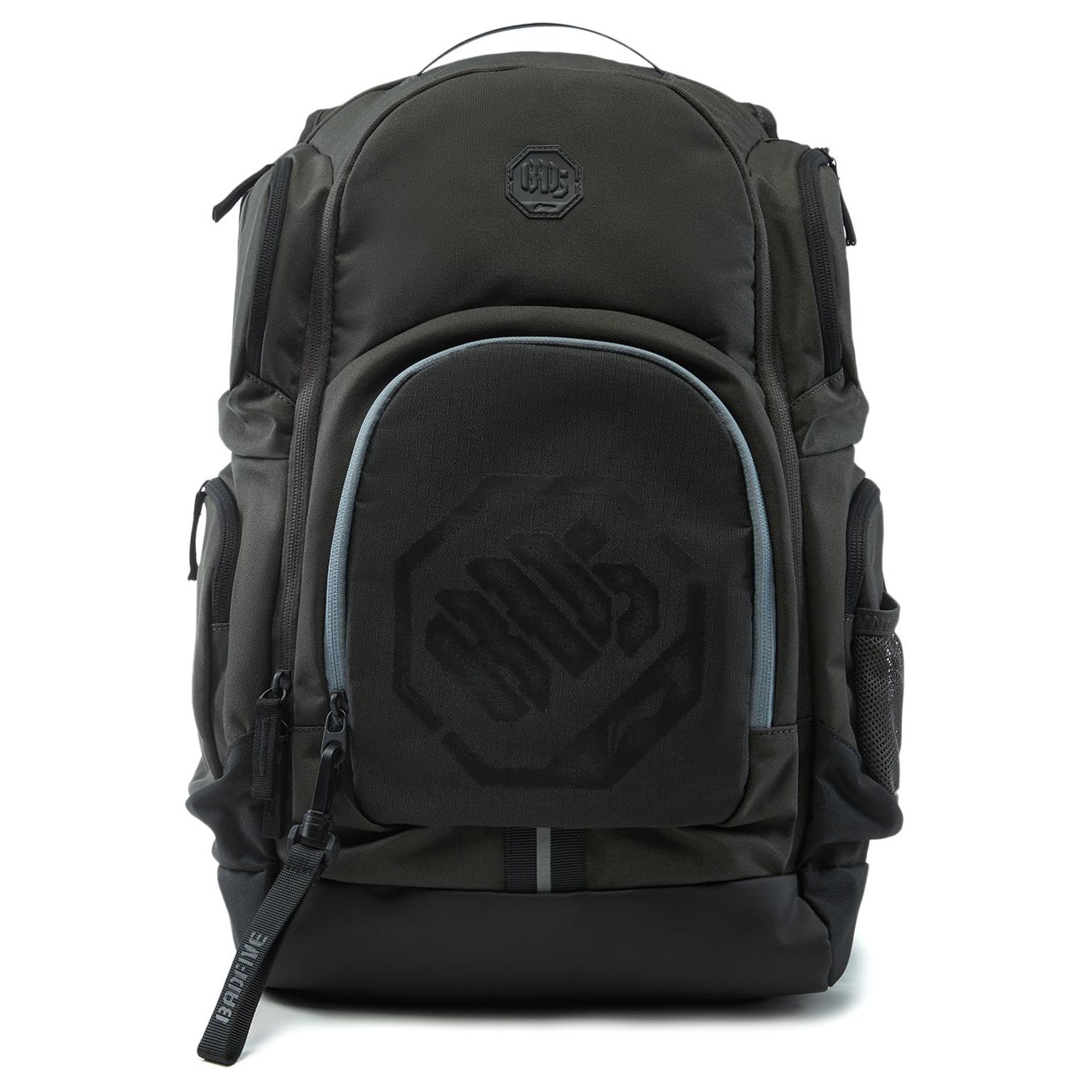 Li Ning Basketball Series Casual Minimalist Zipper Closure Polyester Backpack Unisex backpack Graphite-Grey ABSU201-1 Obsidian Gray