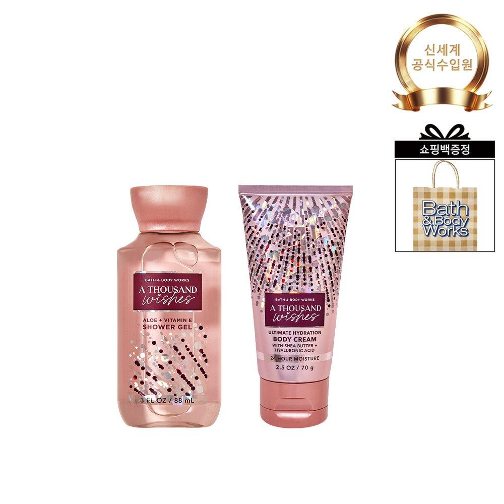 

[BATH&BODY WORKS] Mini Signature Body Wash 88ml & Body Cream 70g Set Japanese CherryBlossom MiniBodyWash&BodyCream Set