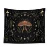 Witchy Snake Moth Mushroom Tapestry Moon Phase Forest Dark Art Wall Hanging Gothic Bedroom Dorm Decor