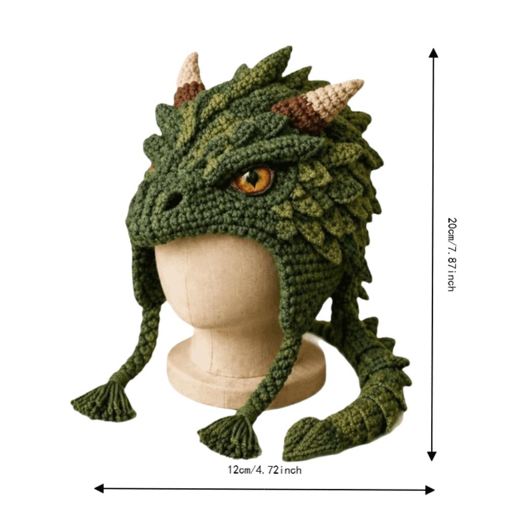 With Step-by-Step Guide Hood Hat Crochet Kit Animal Hood Hat Crochet Kit  for Adults&Kids Gift