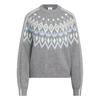 adidas Oryginalna bluza Fair Isle Dzianinowa Luźna Sportowa w Paski Damskie Swetry KS5964