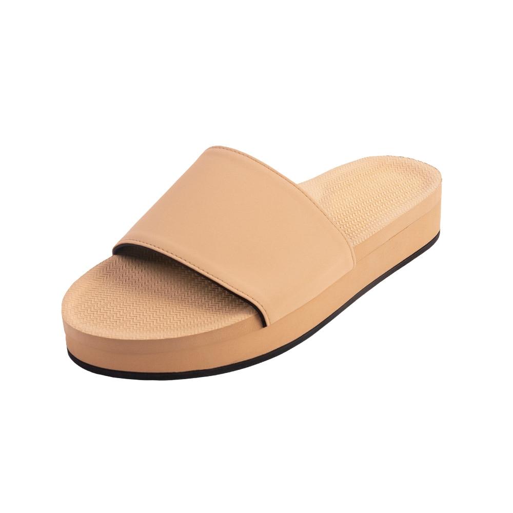 Indosol Platform Slide   Soil Light Slipper Platform Slide - Soil Light (W4-5)