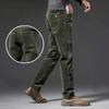 Corduroy Jeans Men's Middle-aged High-end Loose Straight Large Size Casual Men's Pants Spring Business Long Pants Men
