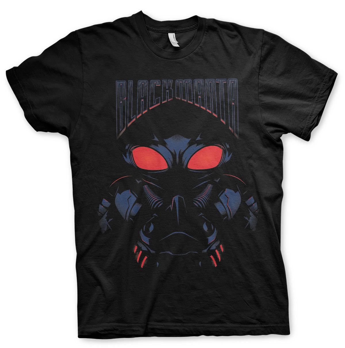 Licenza Ufficiale Aquaman Black Manta Uomo T-SHIRT S-XXL Taglie (Nero) S
