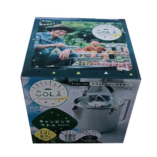 1.2L Practical Outdoor Kettle Lightweight High Strength Wear Resistant