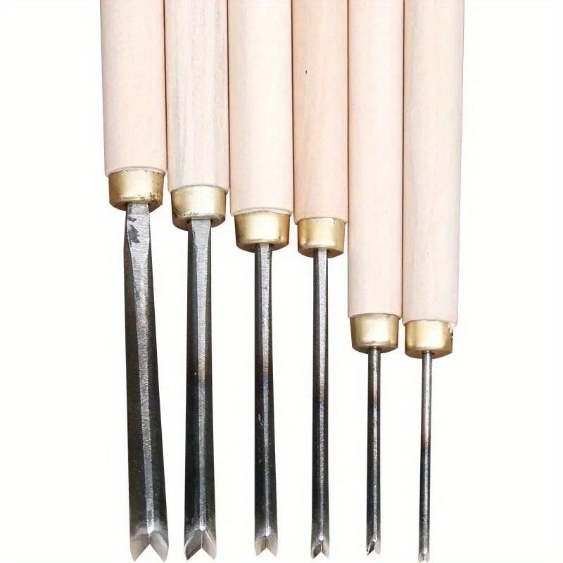 1pc 1mm-8mm V Type Exposedness Triangle Chisel Woodworking Chisels Hand Wood Carving Knives