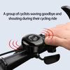 Charge Cycling Audios Bicycles Handlebars Horn Safety Warning Alarm Trumpet Enhancing Safe on Various Cycling