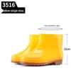 Churong Yellow High-Top Work Rain Boots