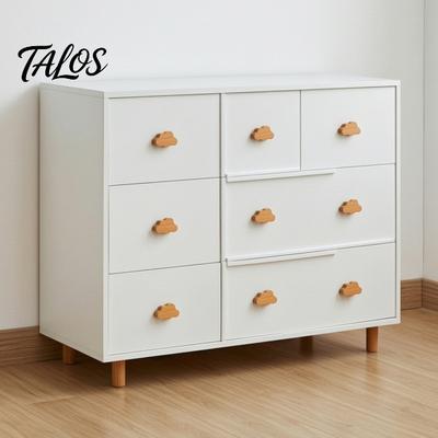 Ferramenta per Arredamento Cameretta Bambini Manopole in Legno a Forma di Nuvola per Armadi e Cassetti, Maniglie per Mobili in Legno Forma Carina Tiranti con Viti, Nordico